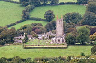 Widecombe church